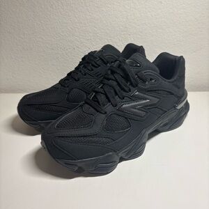 NEW NEW BALANCE 9060 Triple Black Kids Youth